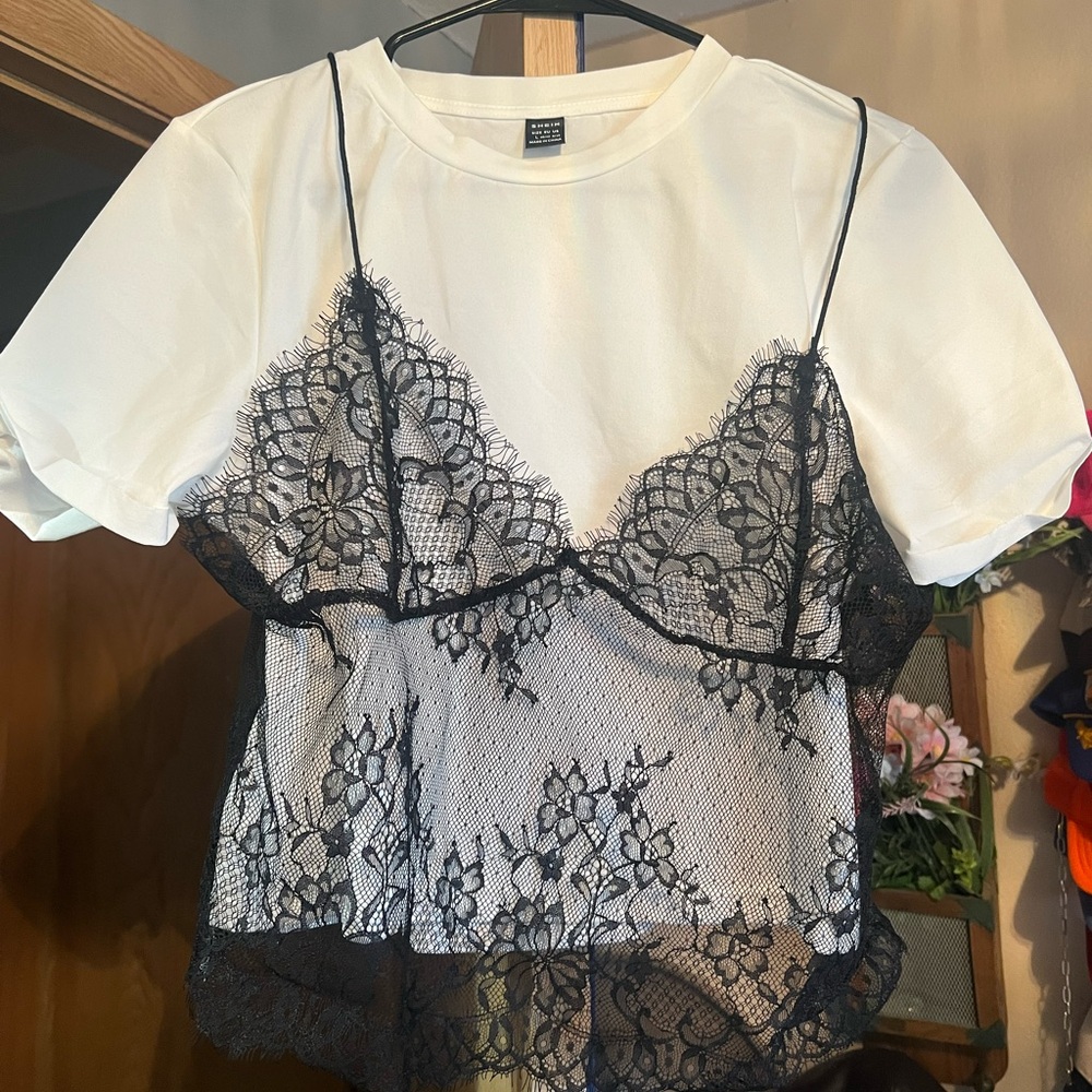 SHEIN Classic White Tee